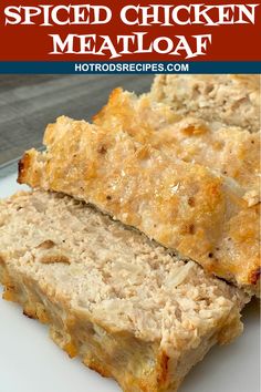 One of the BEST Spiced Chicken Meatloaf recipes you will ever try! Great for those that don't eat red meat. Also great with Ground Turkey. Turkey Meatloaf No Ketchup, Chicken Meatloaf Recipes, Onion Dishes, Ground Chicken Meatloaf, Chicken Meatloaf Recipe, Chicken Loaf, Tasty Meatloaf Recipe, Chicken Meatloaf