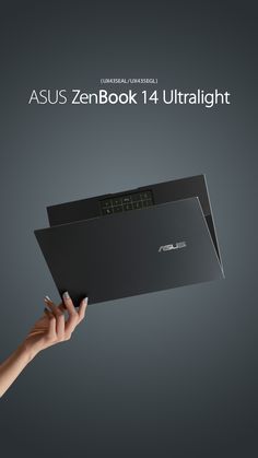 ZenBook 14 Ultralight weighs a mere 980 g and is designed for effortless on-the-go productivity, with a highly portable lightweight design and an outstanding battery life that frees you to concentrate fully on tasks. Foto Laptop, Render Scene, Asus Zenbook, Hand Model, Art Series, Interactive Design, Battery Life, High Tech, Notebook