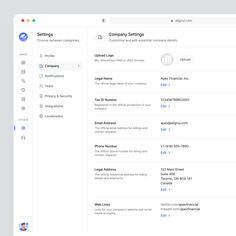 the settings page in google's search console, which is open for all users to see