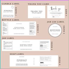 some type of business cards with different font and numbers on them, including the names