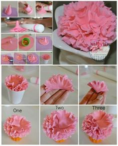 how to make tissue paper flowers