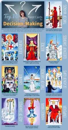 the top ten tarot cards for decision making