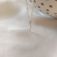 "Minimal, Elegant Cross Necklace. Looking for: -a Dainty Cross Necklace for protection -a Feminine Elegant Cross Necklace for every day wear or - a unique delicate gift to your sister or daughter Whatever the reason may be, this Delicate Cross is perfect for every occasion. This Religious pendant is the PERFECT GIFT for every Woman. So delicate and feminine. We use only HIGH QUALITY materials and offer guarantee on our necklaces. We are a 5-Star Seller. Check our reviews and see what our custome Minimalist Cross Pendant Jewelry Gift, Minimalist Cross Pendant Necklace For Everyday, Minimalist Cross Pendant Necklace For Everyday Wear, Dainty Cross Necklace For Everyday Wear, Dainty Pendant Cross Necklace For Gift, Dainty Cross Pendant Necklace For Gift, Minimalist Cross Pendant Necklace As Gift, Dainty Cross Pendant Necklace As Gift, Dainty Cross Necklace With Delicate Chain For Everyday