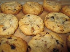 a bunch of blueberry muffins sitting on top of a table