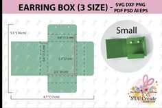 the sewing box is shown with measurements to make it look like they are in different sizes