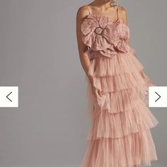 Nwt. Anthropologie. Bought For An Event But Decided On A Different Dress. This Gown Is Gorgeous!! Boho Wrap Dress, Sherri Hill Homecoming Dresses, Purple Silk Dress, Bohemian Floral Dress, Pink Tulle Dress, Cowl Dress, Sleeveless Knit Dress, Ruffle Bell Sleeve, Vintage Prom