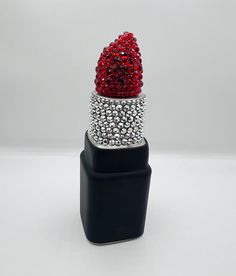 Red Lipstick rhinestone flask the perfect size to fit into your pocket or purse. Perfect for any special occasions. 4.5oz Flask Hand Wash Only Do not place in Dishwasher Rhinestone Flask, Rhinestone Purse, Water Glasses, Red Lipstick, Red Rhinestone, Favorite Things Gift, Flask, Tumbler, Hand Wash