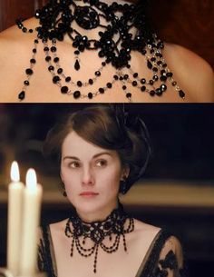 Downton Abbey Lady Mary replica necklace, Black beaded handmade necklace collar for women, bride jewelry for wedding day, Goth collar choker Downton Abbey Jewelry, Vintage Black Jewelry For Costume Party, Halloween Costume Choker Necklace, Elegant Black Formal Choker, Elegant Costume Jewelry Choker, Gothic Costume Choker Necklace, Black Vampire Style Necklace For Party, Black Vampire Necklace For Party, Black Vampire Style Necklaces For Party