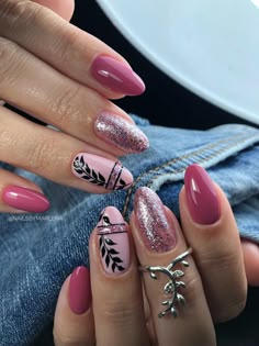 Gel Nails Shape, Accent Nail Designs, Boho Nails, Unghie Nail Art, Small Nails, Bridal Nail Art, Elegant Nail