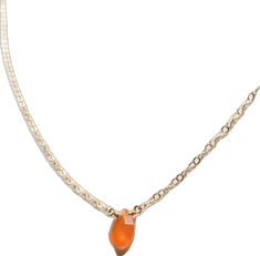 Orange Faceted Carnelian Necklace, Orange Faceted Carnelian Necklaces, Gold Carnelian Jewelry With Faceted Beads, Carnelian Crystal, Orange Necklace, Carnelian Jewelry, Orange Stone, Carnelian Necklace, Chain Ring