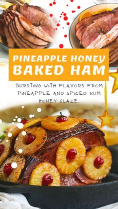 the cover of pineapple honey baked ham