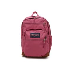 JanSport-Cool Student Backpack With five different compartments, a handy laptop sleeve, and an easily accessible waterbottle pocket, the Cool Student backpack from JanSport has everything you need to take on the day. Adored by students, professionals, kids, and adults, this bookbag features for space, organization, and a sturdy construction. Crafted with recycled fabric in the main body and lining, this is a sustainable touch to your everyday essentials. Casual Pink Bags With Functional Pockets, Pink Travel Backpack With Pockets, Everyday Pink Bag With Water Bottle Pocket, Pink Backpack With Water Bottle Pocket, Pink Outdoor Backpack With Water Bottle Pocket, Pink Bag With Water Bottle Pocket For Outdoor, Functional Pink Outdoor Backpack, Pink Functional Outdoor Backpack, Pink Bags With Water Bottle Pocket For Outdoor