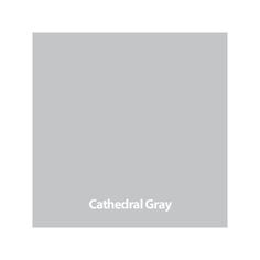 the words cathedral gray are in white letters on a grey background with an image of a cat