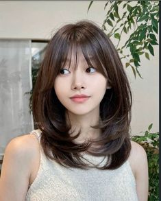 Layered Haircuts Korean, Short Hairstyles Korean, Haircuts Korean, Hairstyles Korean, Medium Layered Haircuts