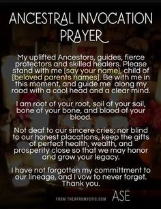 Orisha Offering, Hoodoo Practitioner, Ancestor Prayer, Invocation Prayer, Ancestors Quotes, Hoodoo Magic, Hoodoo Conjure, Kemetic Spirituality, Hoodoo Spells