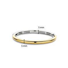 Ti Sento Milano Sterling Silver with 18k yellow gold and rhodium plating. Opens on the side. One year warranty. Jewellery Wardrobe, Gold Plated Bracelets, Bracelet Bangle, Bangle Bracelet, Arm Band, Personalized Jewelry, Bangle Bracelets, Jewelry Collection, Bangles