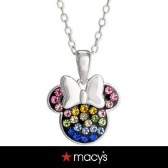 in stock Disney Multicolor Jewelry Gift, Disney Pandora Bracelet, Disney Pandora, Mouse Necklace, Disney Couture, Pandora Disney, Rainbow Crystal, Friend Necklaces, Disney Jewelry