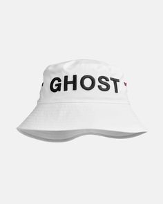 Our signature reversible bucket hat featuring; Fit: Classic Fit / Reversible Logo: Embroidered GHOST on side A and Embroidered PLAY FEARLESSLY on Side B Wear: Excellent for Sun Protection Embroidered Ghost, Reversible Bucket Hat, Bucket Hats, Golf Club, Free Giveaway, Logo Embroidered, Sun Protection, Bucket Hat, Ghost