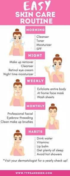 Easy Skin Care Routine, Easy Skin Care, Skin Care Routine For Teens, At Home Face Mask, Simple Skincare Routine, Best Skin Care Routine, Skin Care Routine Steps, Skin Routine