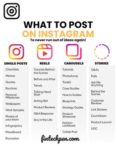 what to post on instagram