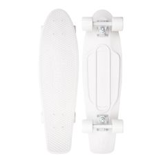 Original Penny White 27 Skateboard - Longboards USA Skater Look, Penny Skateboard, Penny Board, Coastal Room, Skateboard Design, Shoes Too Big, Penny, Snow White, Skateboard