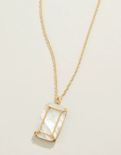 Our Orla Window Necklace features an intricately framed shimmering mother-of-pearl pendant on a lustrous 18kt matte gold plated chain. Simply beautiful with any outfit. A classic you will be pulling out of your jewelry case again and again. Spartina 449, Again And Again, Chakra Stones, Accessories Jewelry Necklace, Jewelry Case, Gold Plated Chains, Matte Gold, Simply Beautiful, Pearl Pendant