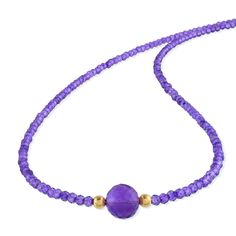 Purple Faceted Amethyst Crystal Necklaces, Purple Faceted Amethyst Crystal Necklace, Purple Beaded Necklaces With Faceted Beads As Gift, Purple Faceted Beads Necklace As Gift, Purple Faceted Beads Necklace For Gift, Spiritual Purple Faceted Necklace, Purple Gemstone Beads Necklace, Lavender Round Bead Crystal Necklaces, Purple Amethyst Round Bead Necklaces