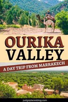 the cover of our trip from marrakeh to oukira valley