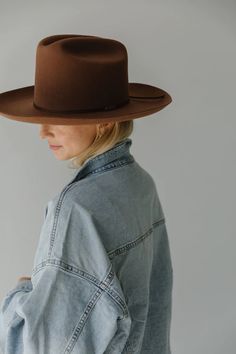 Ezra Western Hat - Dark Oak - GIGI PIP