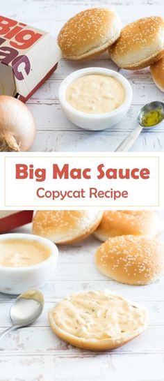 the big mac sauce copycat recipe is ready to be eaten and put in bowls