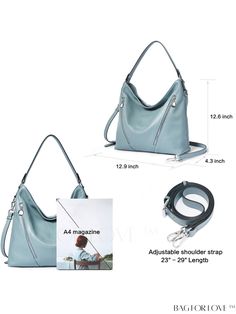 BagForLove - BOSTANTEN Womens Leather Designer Hobo Handbag: Stylish Shoulder Bags for Ladies Product Description Color Dusty Blue Magnetic No Style Casual Strap Type Top Handle Closure Type Zipper Features High-capacity Details Pictures Similar Products h2 { text-align: center; } /* æ¢è¡ */ li{ white-space: normal; word-break: break-all; word-wrap: break-word; } .red-box { width: 100%; display: flex; flex-direction: row; flex-wrap: wrap; justify-content: center; } .red-box > div { width: 190p Handheld Shoulder Bag With Zipper Pocket For Errands, Bucket Hobo Bag For On-the-go, Bucket Hobo Bag With Zipper For On-the-go, Bucket Hobo Bag With Zipper For Shopping, Bucket Hobo Bag With Zipper Closure For On-the-go, On-the-go Bucket Hobo Bag With Zipper, Crossbody Hobo Bag With Zipper Pocket For Shopping, Shopping Hobo Shoulder Bag With Zipper Closure, Zipper Closure Hobo Shoulder Bag For Shopping