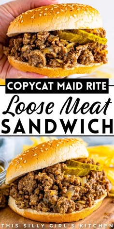 this copycat maid rite recipe is so easy to make and tastes just as good as it looks