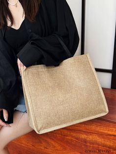 BagForLove - Stylish & Versatile Womens Tote Bag - Perfect for Every Occasion! Casual Rectangular Canvas Shopping Bag, Casual Large Shopping Bag, Large Casual Canvas Shopping Bag, Casual Large Rectangular Bag, Large Rectangular Casual Bags, Large Rectangular Casual Bag, Casual Large Square Bag, Large Rectangular Everyday Bag, Large Beige Rectangular Bag