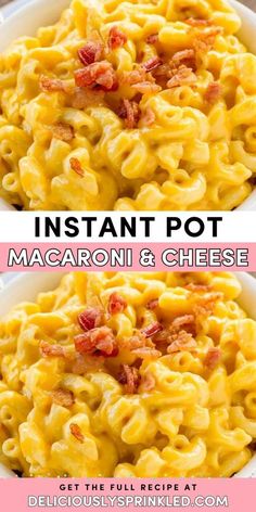 Your comfort food ideas won't be complete without mac and cheese! This is a hearty dinner recipe in the pressure cooker. Wonderfully creamy and cheesy, this is The BEST Instant Pot Macaroni and Cheese!