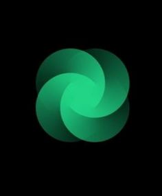 an image of a dark background with green circles in the middle and one circle at the bottom