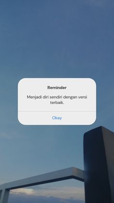 the text reads reminder, merapid dirs sendi dangan vera terbalk