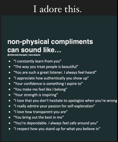 Husband Compliments, Physical Compliments, Healthy Relationship