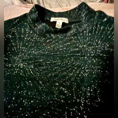 This Top Is New With Tags And Is A Subtle Yet Glitter Sparkly Style. Evening Stretch Glitter Tops, Sparkling Stretch Tops For Party, Sparkling Stretch Top For Party, Sparkling Stretch Party Tops, Holiday Sequined Stretch Tops, Holiday Sequin Stretch Top, Sequin Stretch Tops For Holidays, Sparkling Tops For Holiday Night Out, Sparkling Tops For Night Out And Holiday Season