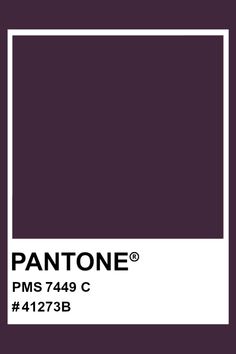 pantone's dark purple color is shown with the white square in the center