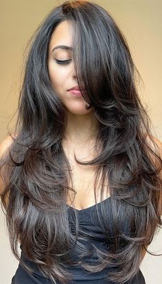 Grown Out Layers, Nose Ideas, New Long Hairstyles, Long Hair With Layers, Side Part Haircut, Butterfly Haircut, Haircuts For Long Hair With Layers, Long Hair Wigs, Long Layered Haircuts