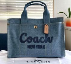 #ad Great shopping ideas for COACH CR657 Tote bag canvas denim blue Large 2WAY shoulder, fashion handbags On-the-go Denim Blue Canvas Shoulder Bag, Denim Blue Canvas Shoulder Bag For On-the-go, Canvas Shoulder Bag In Denim Blue For Daily Use, Denim Blue Canvas Bag For On-the-go, Blue Canvas Shoulder Bag With Top Handle, Denim Blue Canvas Shoulder Bag For Shopping, Denim Blue Canvas Shopping Bag, Coach Canvas Bag With Double Handles, Coach Canvas Tote Shoulder Bag