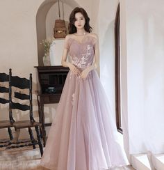 Prom Gown With Lace And Sweep Train, Lace Prom Gown With Sweep Train, Tulle Gown With Sweep Train For Banquet, Tulle Evening Dress With Illusion Neckline For Banquet, Floor-length Tulle Gown For Banquet, Lace Evening Dress With Sweep Train, Floor-length Tulle Evening Dress With Illusion Neckline, Floor-length Ball Gown With Sheer Bodice For Banquet, Prom Gown With Illusion Neckline And Lace