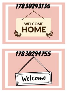 Hey everyone,
I hope you're all doing well! I just got back from a busy days. A lot of you have been requesting more house numbers and welcome sign so here it is; Hope you enjoy this decals <3 Bloxburg Town Logo Codes, Welcome Signs Bloxburg Codes, Bloxburg Decals Codes Town Sign, Employees Only Sign Bloxburg Code, Welcome Bloxburg Decal Codes, Welcome Decal Bloxburg, Bloxburg Welcome Sign Decal Codes, Bloxburg Supermarket Decals, Bloxburg Apartment Decals