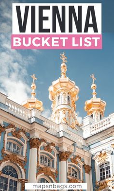 the vienna bucket list with text overlay