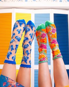 fruit socks, colorful socks, fashion socks Lilac Shoes, Fancy Socks, Trendy Socks, Maximalist Fashion, Slouch Socks, Sheer Socks, Sock Outfits, Over The Knee Socks, Socks And Heels