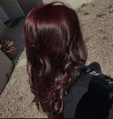 Brown Hair Dyed Red, Pelo Color Vino, Wine Hair Color, Wine Red Hair, Cherry Brown