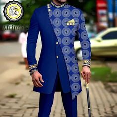 African Suits for Men Embroidery Print Blazer and Pants Set Business Dress Suit with Kerchief Party Wedding Evening A2316023 - AliExpress African Suits, Ensemble Blazer, Men Suit Wedding, African Male Suits, Men African Wear, Men Embroidery, Costume Africain, African Suit, Mens Wedding Attire