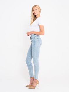 Everyday High Rise Distressed Bottoms, High Rise Distressed Bottoms For Everyday, Everyday Distressed Mid-rise Bottoms, Distressed Mid-rise Bottoms For Everyday, Everyday Mid-rise Distressed Bottoms, Mid-rise Distressed Bottoms For Everyday, High Rise Light Wash Distressed Jeans, Distressed Fitted Jeans In Medium Wash, Fitted Light Wash Distressed Cropped Jeans