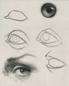 APRENDE COMO DIBUJAR OJOS FACIL Y RAPIDO Drawing Studies Face, Kevin Chen, Draw Eye, Anatomy Studies, Face References