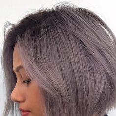 Cherin Choi on Instagram: "Grey hair bleached out from Filipino black hair. Root left in for depth and easy grow out and low maintenance Haircolor. It's one long day but I think it's worth it. Grey is high maintenance but with the roots left in you will just be growing in an ombré. Don't let those colorists tell you it's multiple sessions and you need to be rocking that orange until your next session!! #grey #greyhair #hair #haircolor #color by #mizzchoi cut and style @salsalhair @ramireztransal Cherin Choi, High Maintenance, Bleached Hair, Grow Out, The Roots, Grey Hair, Low Maintenance, Worth It, Cut And Style